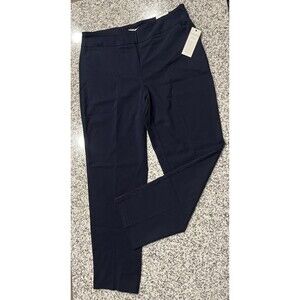 Dana Buchman women's size XLT pants dark blue, Tummy Control, straight leg.